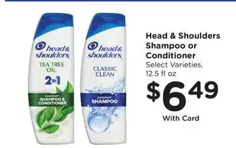 Ralphs Head & Shoulders Shampoo or Conditioner offer