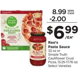 Ralphs Rao's Pasta Sauce offer