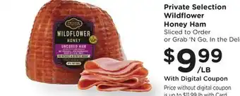 Ralphs Private Selection Wildflower Honey Ham offer