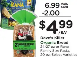 Ralphs Dave's Killer Organic Bread offer