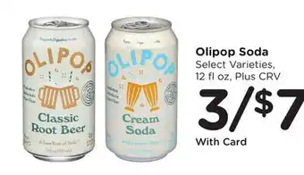 Ralphs Olipop Soda offer