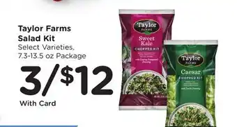Ralphs Taylor Farms Salad Kit offer