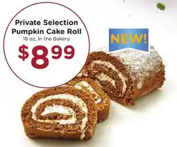 Ralphs Private Selection Pumpkin Cake Roll offer