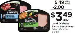 Ralphs Land O'Frost Bistro Lunch Meat offer