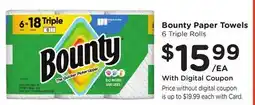 Ralphs Bounty Paper Towels offer
