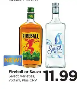 Food 4 Less Fireball or Sauza offer