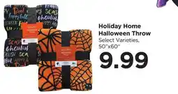 Food 4 Less Holiday Home Halloween Throw offer