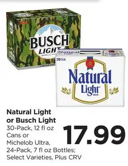 Food 4 Less Natural Light or Busch Light offer