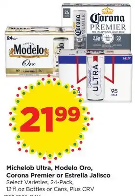 Food 4 Less Michelob Ultra, Modelo Oro, Corona Premier or Estrella Jalisco offer