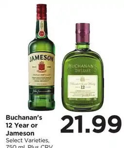 Food 4 Less Buchanan's 12 Year or Jameson offer