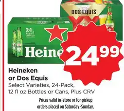 Food 4 Less Heineken or Dos Equis offer