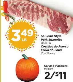 Food 4 Less St. Louis Style Pork Spareribs offer