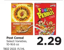 Food 4 Less Post Cereal offer