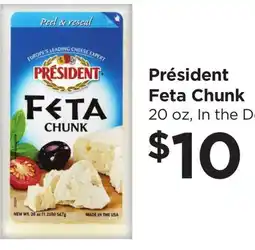 Food 4 Less Président Feta Chunk offer