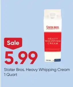 Stater Bros Stater Bros. Heavy Whipping Cream offer
