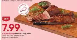 Stater Bros Beef Loin Tri Tip Roast offer