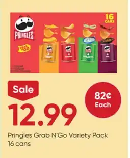 Stater Bros Pringles Grab N'Go Variety Pack offer