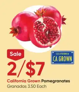 Stater Bros Pomegranates offer
