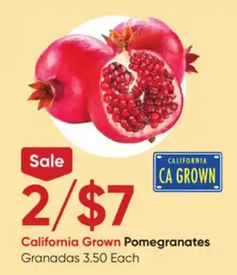 Stater Bros Pomegranates offer