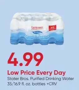 Stater Bros Stater Bros. Purified Drinking Water offer