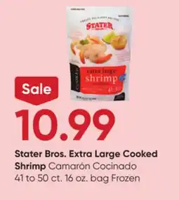 Stater Bros Stater Bros. Extra Large Cooked Shrimp offer