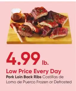 Stater Bros Pork Loin Back Ribs offer