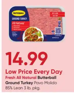 Stater Bros Butterball Ground Turkey offer