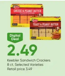 Stater Bros Keebler Sandwich Crackers offer