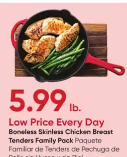 Stater Bros Boneless Skinless Chicken Breast Tenders offer