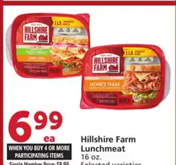 Albertsons Hillshire Farm Lunchmeat offer
