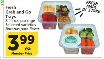 Albertsons Fresh Grab and Go Trays offer
