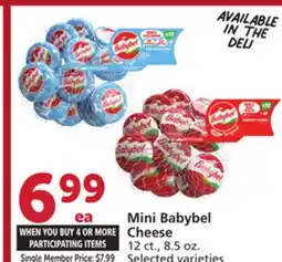 Albertsons Mini Babybel Cheese offer