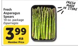 Albertsons Fresh Asparagus Spears offer