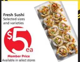 Vons Fresh Sushi offer