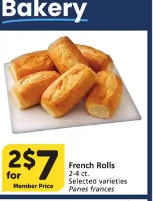 Vons French Rolls offer