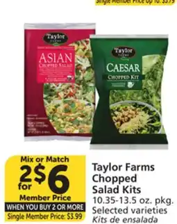 Vons Taylor Farms Chopped Salad Kits offer