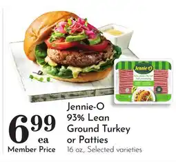 Pavilions Jennie-O 93% Lean Ground Turkey or Patties offer