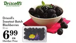 Pavilions Driscoll's Sweetest Batch Blackberries offer