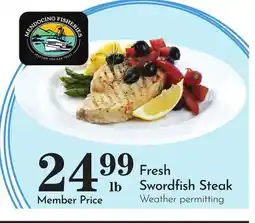 Pavilions Fresh Swordfish Steak offer