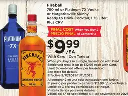 Ralphs Fireball offer