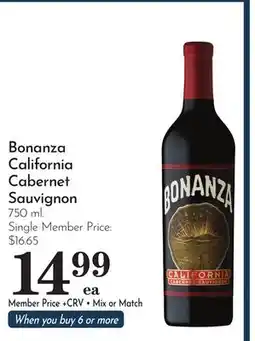 Pavilions Bonanza California Cabernet Sauvignon offer