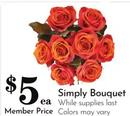Pavilions Simply Bouquet offer