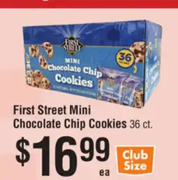 Smart & Final First Street Mini Chocolate Chip Cookies offer