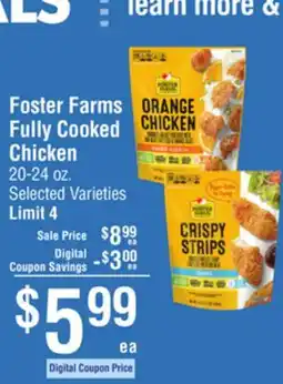 Smart & Final Foster Farms Fully Cooked Chicken offer