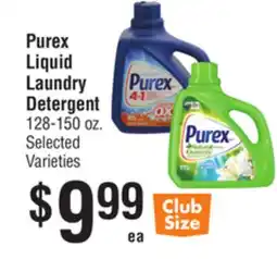 Smart & Final Purex Liquid Laundry Detergent offer