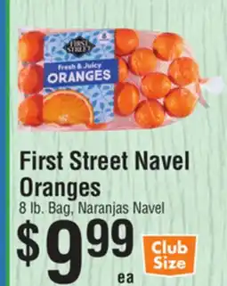 Smart & Final First Street Navel Oranges offer