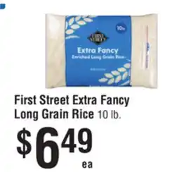 Smart & Final First Street Extra Fancy Long Grain Rice offer
