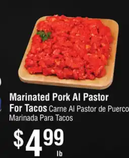 Smart & Final Marinated Pork Al Pastor For Tacos offer
