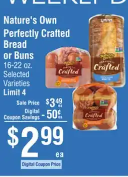 Smart & Final Nature's Own Perfectly Crafted Bread or Buns offer