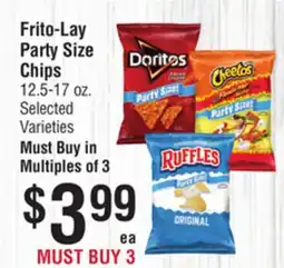 Smart & Final Frito-Lay Party Size Chips offer